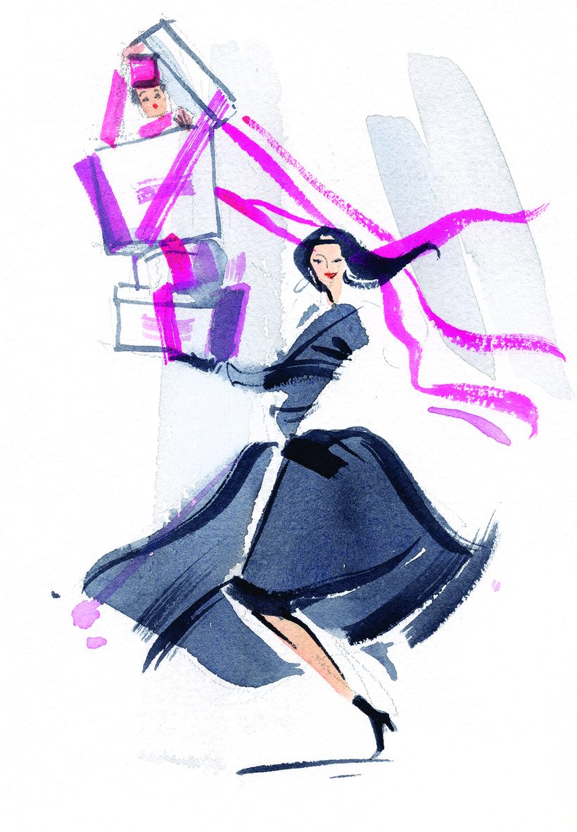 Thanks Mr.Santa, a watercolour illustration by Lihuà from the Daydreams collection.