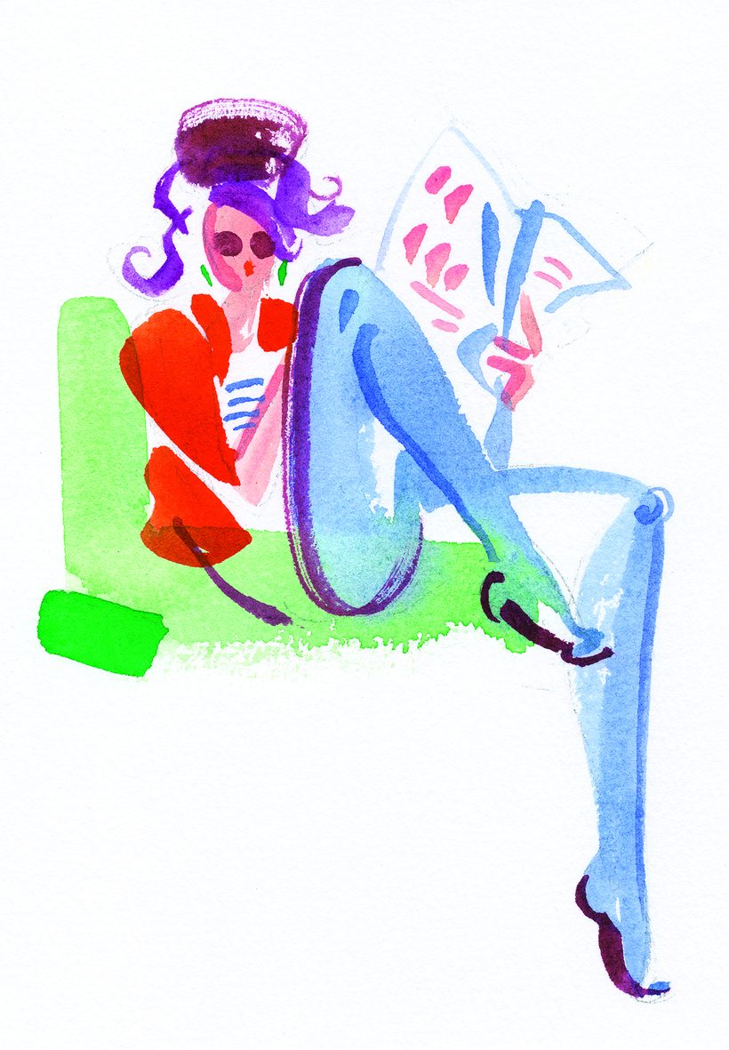 Safe Space, a watercolour illustration by Lihuà from the Daydreams collection.