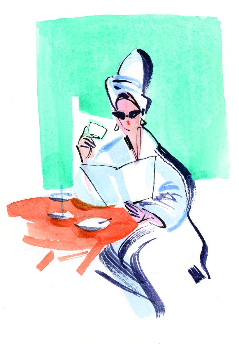 Day off, a watercolour illustration by Lihuà from the Daydreams collection.