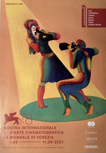 Lorenzo Mattotti poster illustration for La Biennale di Venezia, 2019.